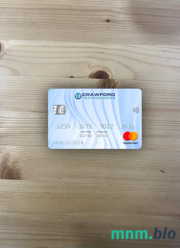 Netherlands (Holland) Crawford Technologies bank wygląd zdjęcia mastercard skan PSD + zdjęcie
